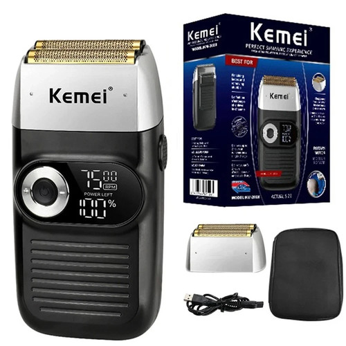 Kemei 2026 black foil - kemei, km-2026