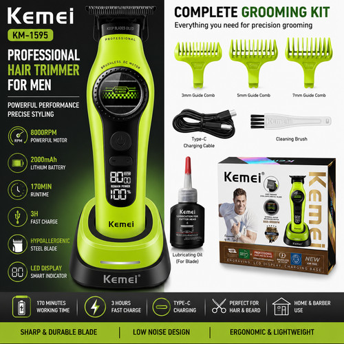 Kemei 1595 professional - km-1595,