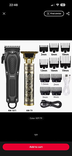 Kemei 1071 km t9 cordless - km-1071, km-t9