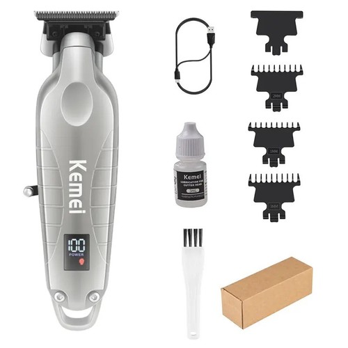 Kemei silver colour men hair - kemei,