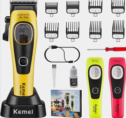 Kemei 1920 rechargeable - rechargeable, usb