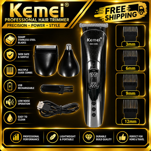 Kemei professional cordless - kemei,